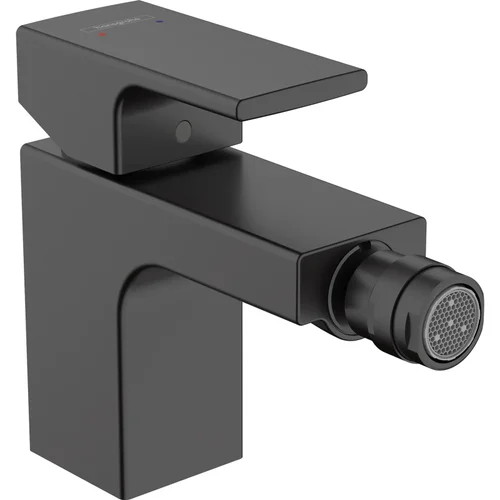 hansgrohe Vernis Shape Einhebel-Bidetmischer mit Zugstangen-Ablaufgarnitur Mattschwarz