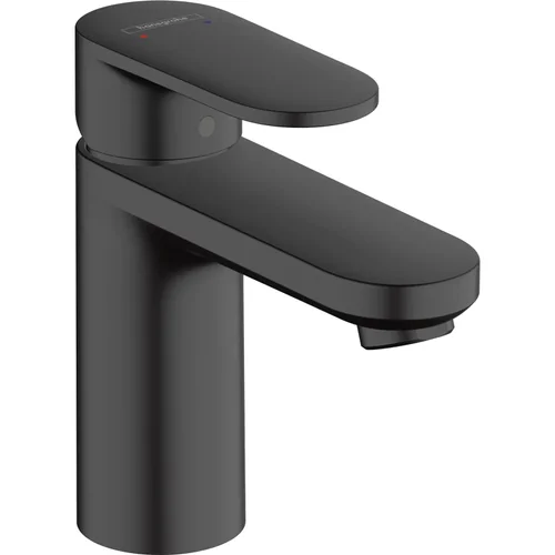 hansgrohe Vernis Blend Einhebel-Waschtischmischer 100 mit Zugstangen-Ablaufgarnitur Mattschwarz