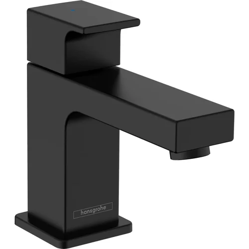 hansgrohe Vernis Shape Standventil 70 mit Hebelgriff für Kaltwasser oder vorgemischtes Wasser ohne Ablaufgarnitur Mattschwarz