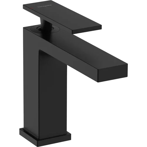 hansgrohe Tecturis E Einhebel-Waschtischmischer 110 EcoSmart+ mit Zugstangen-Ablaufgarnitur Mattschwarz