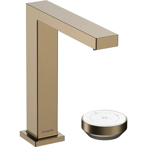 hansgrohe Tecturis E 2-Loch Waschtischmischer 150 CoolStart EcoSmart+ mit Ablaufgarnitur Brushed Bronze