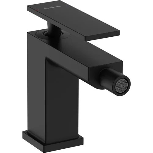 hansgrohe Tecturis E Einhebel-Bidetmischer mit Zugstangen-Ablaufgarnitur Mattschwarz