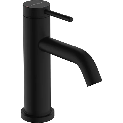 hansgrohe Tecturis S Einhebel-Waschtischmischer 80 CoolStart EcoSmart+ mit Zugstangen-Ablaufgarnitur Mattschwarz