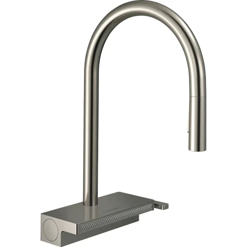 hansgrohe Aquno Select M81 Einhebel-Küchenmischer 170, Ausziehbrause, 3jet Edelstahl Finish