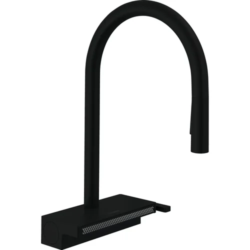hansgrohe Aquno Select M81 Einhebel-Küchenmischer 170, Ausziehbrause, 3jet Mattschwarz