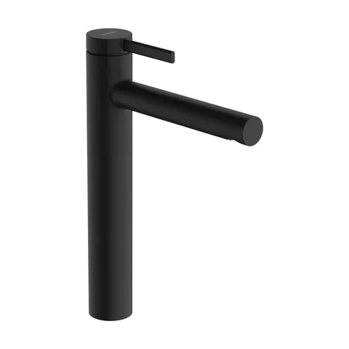 hansgrohe Zesis S Einhebel-Waschtischmischer 230 CoolStart für Aufsatzwaschtische mit Zugstangen-Ablaufgarnitur Mattschwarz