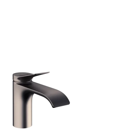 hansgrohe Vivenis Einhebel-Waschtischmischer 80 mit Zugstangen-Ablaufgarnitur Brushed Black Chrome