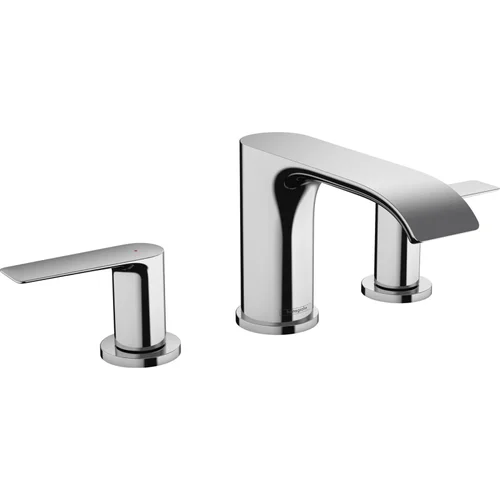 hansgrohe Vivenis 3-Loch Waschtischarmatur 90 mit Zugstangen-Ablaufgarnitur Chrom