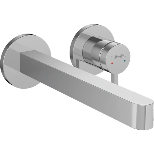 hansgrohe Finoris Einhebel-Waschtischmischer Unterputz für Wandmontage mit Auslauf 22,8 cm Chrom