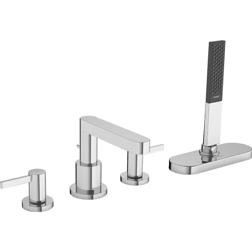 hansgrohe Finoris 4-Loch Wannenrandarmatur mit sBox Chrom