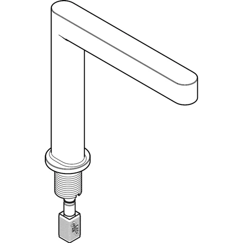 hansgrohe Auslauf 160 mm Mattschwarz