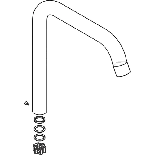 hansgrohe Focus M41 Auslauf Spültischmischer Chrom