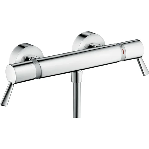 hansgrohe Ecostat Comfort Brausethermostat Care Aufputz mit extra langen Griffen Chrom