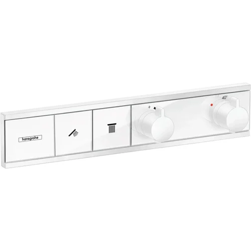hansgrohe RainSelect Thermostat Unterputz für 2 Verbraucher Mattweiß
