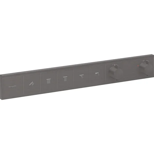 hansgrohe RainSelect Thermostat Unterputz für 5 Verbraucher Brushed Black Chrome