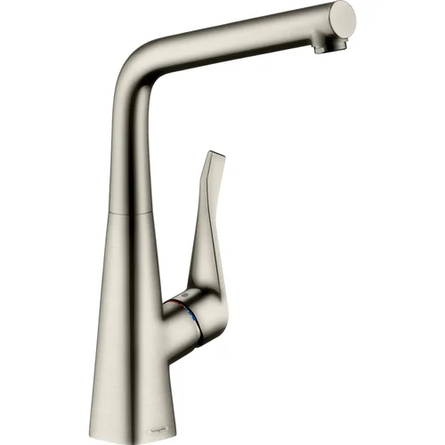 hansgrohe Metris M71 Einhebel-Küchenmischer 320, 1jet Edelstahl Finish