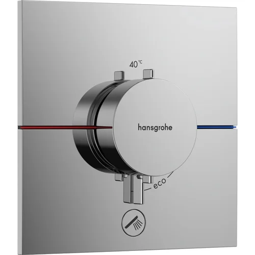 hansgrohe ShowerSelect Comfort E Thermostat Unterputz für 1 Verbraucher und einen zusätzlichen Abgang Chrom