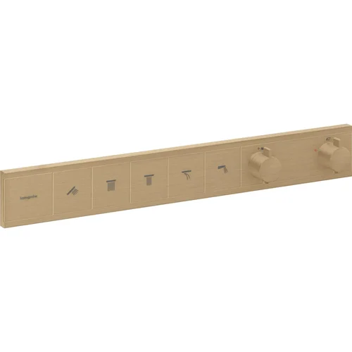 hansgrohe RainSelect Thermostat Unterputz für 5 Verbraucher Brushed Bronze