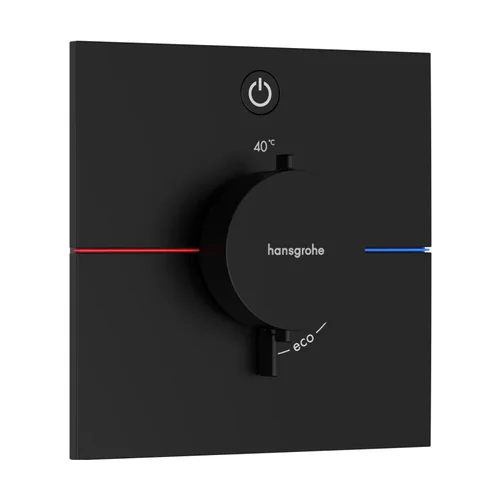 hansgrohe ShowerSelect Comfort E Thermostat Unterputz für 1 Verbraucher Mattschwarz