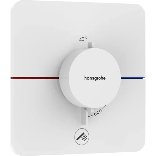 hansgrohe ShowerSelect Comfort Q Thermostat Unterputz für 1 Verbraucher und einen zusätzlichen Abgang Mattweiß