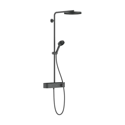 hansgrohe Pulsify S Showerpipe 260 1jet mit ShowerTablet Select 400 Brushed Black Chrome