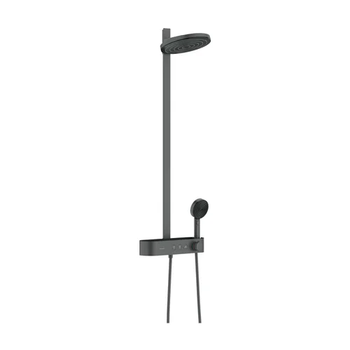 hansgrohe Pulsify S Showerpipe 260 2jet mit ShowerTablet Select 400 Brushed Black Chrome