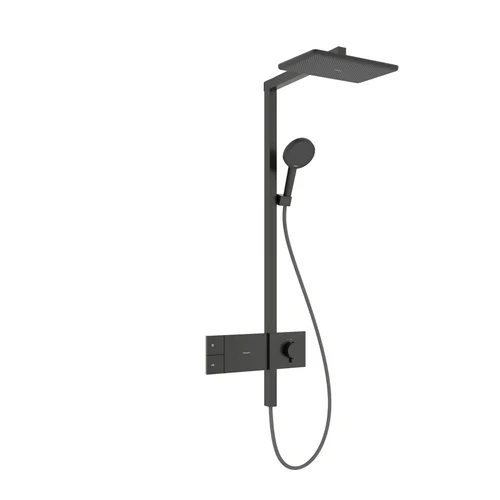 hansgrohe Raindance Alive Q Showerpipe 210/340 1jet mit ShowerSelect Comfort Brushed Black Chrome