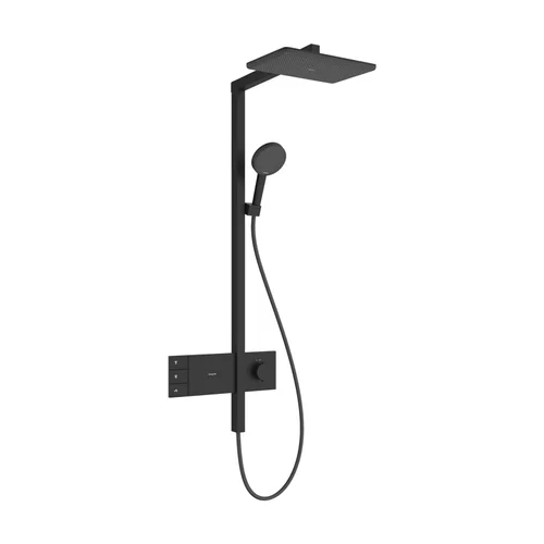 hansgrohe Raindance Alive Q Showerpipe 210/340 2jet EcoSmart mit ShowerSelect Comfort Mattschwarz