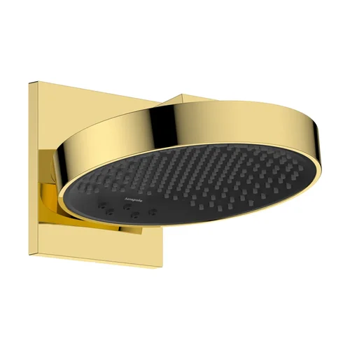 hansgrohe Rainfinity Kopfbrause 250 3jet mit Wandanschluss Polished Gold Optic