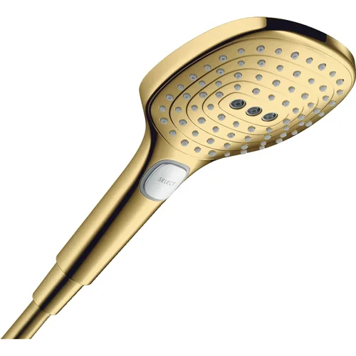 hansgrohe Raindance Select E Handbrause 120 3jet PowderRain EcoSmart Polished Gold Optic
