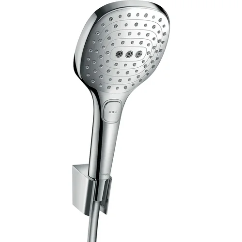 hansgrohe Raindance Select E Brausehalterset 120 3jet mit Brauseschlauch 125 cm Chrom