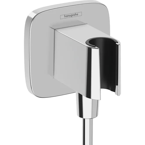 hansgrohe FixFit Q Wandanschluss mit Brausehalter Chrom