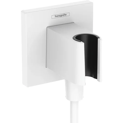 hansgrohe FixFit E Wandanschluss mit Brausehalter Mattweiß
