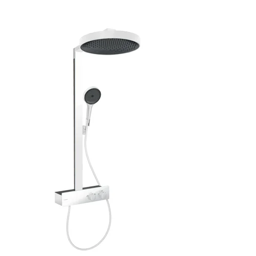 hansgrohe Rainfinity Showerpipe 360 1jet mit ShowerTablet 350 Mattweiß