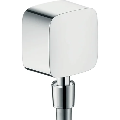 hansgrohe FixFit Wandanschluss mit Rückflussverhinderer und Kugelgelenk Chrom