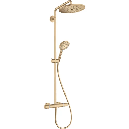 hansgrohe Croma Select S Showerpipe 280 1jet mit Thermostat und Handbrause Raindance Select S 120 3jet Brushed Bronze