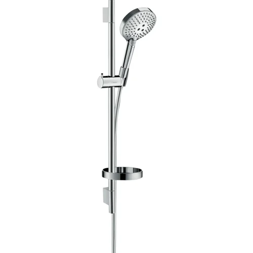 hansgrohe Raindance Select S Brauseset 120 3jet PowderRain mit Brausestange 65 cm und Seifenschale Chrom