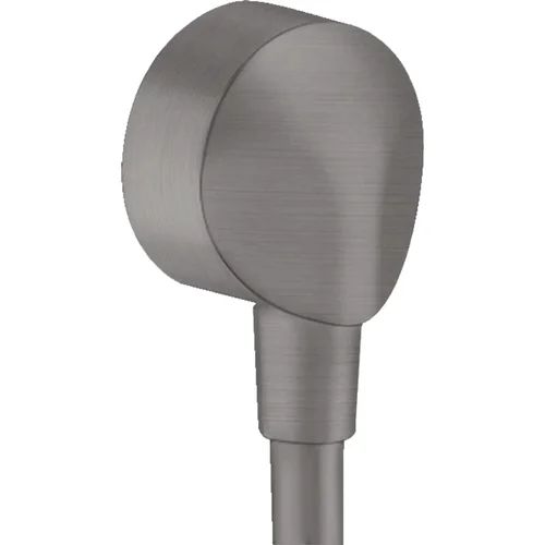 hansgrohe FixFit Wandanschluss E ohne Rückflussverhinderer Brushed Black Chrome