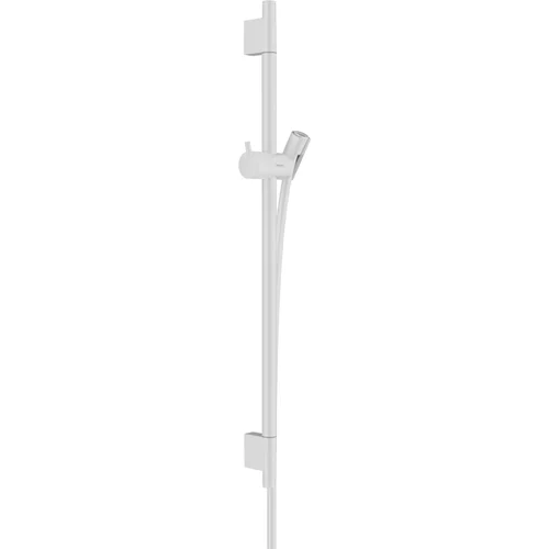 hansgrohe Unica Brausestange S Puro 65 cm mit Isiflex Brauseschlauch 160 cm Mattweiß