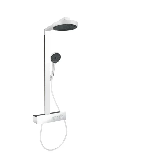 hansgrohe Rainfinity Showerpipe 250 1jet EcoSmart mit ShowerTablet 350 Mattweiß