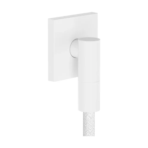hansgrohe FixFit Fine E Wandanschluss mit Rückflussverhinderer Mattweiß