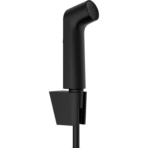 hansgrohe Handbrause Bidette S 1jet/Porter S - m. Textilschlauch 1250mm MSW Mattschwarz