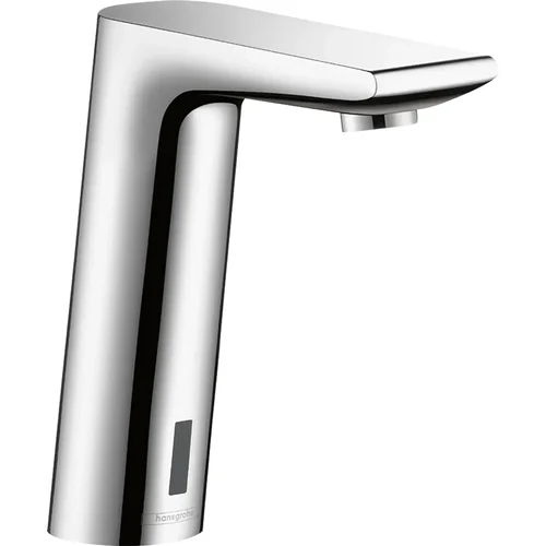 hansgrohe Metris S Elektronik-Waschtischmischer mit Temperaturvoreinstellung Netzanschluss 230 V Chrom