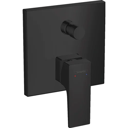 hansgrohe Metropol Einhebel-Wannenmischer Unterputz mit Hebelgriff für iBox universal Mattschwarz