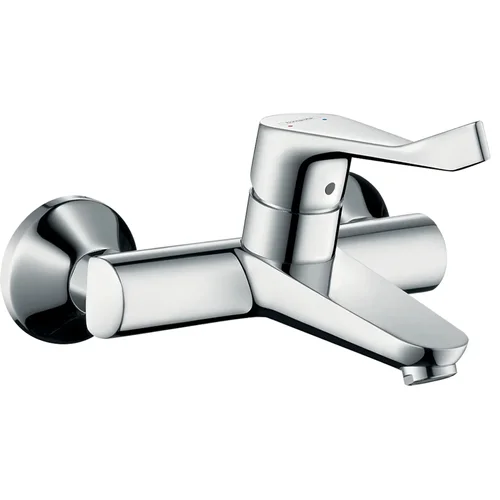 hansgrohe Focus Einhebel-Waschtischmischer Aufputz mit extra langem Comfortgriff 12,1 cm Chrom