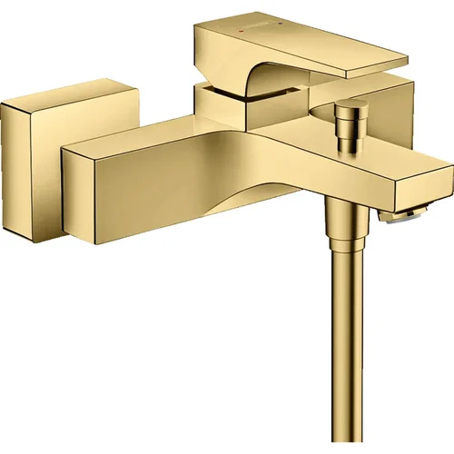 hansgrohe Metropol Einhebel-Wannenmischer Aufputz mit Hebelgriff Polished Gold Optic