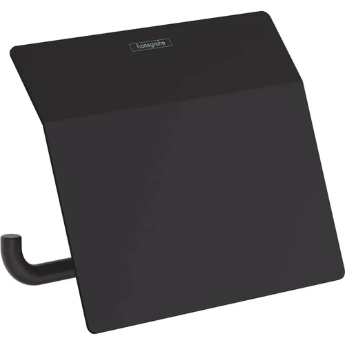 hansgrohe AddStoris Q Toilettenpapierhalter mit Deckel Mattschwarz