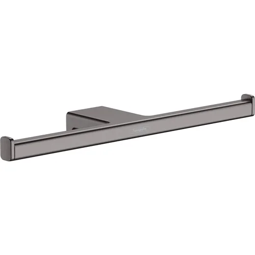 hansgrohe AddStoris Q Toilettenpapierhalter doppelt Brushed Black Chrome