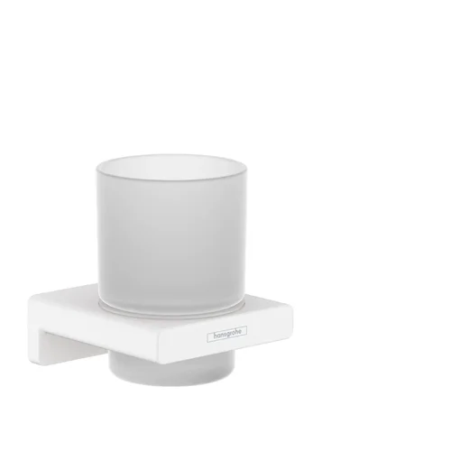 hansgrohe AddStoris Q Zahnputzbecher Mattweiß