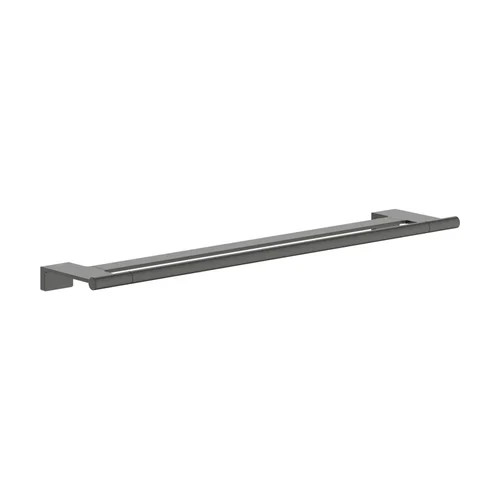 hansgrohe AddStoris S Doppelbadetuchhalter Brushed Black Chrome